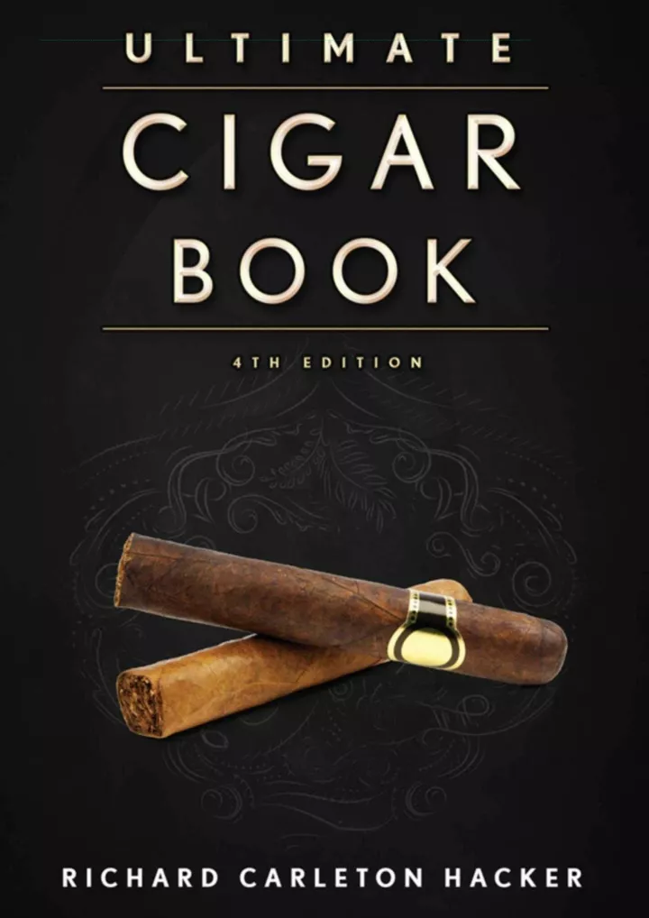 the ultimate cigar book 4th edition download