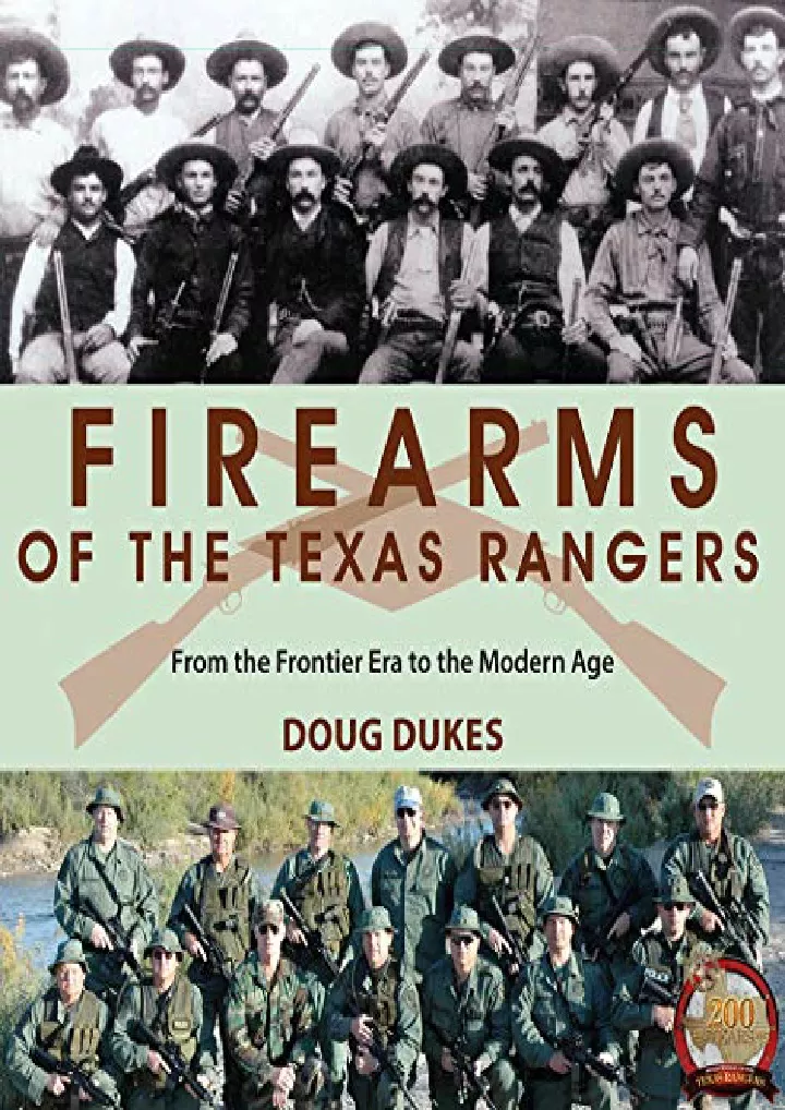 firearms of the texas rangers from the frontier