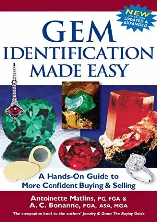 DOWNLOAD [PDF] Gem Identification Made Easy (6th Edition): A Hands-On Guide