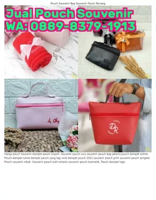 0889_8З79_I9IЗ (WA) Pouch Dompet Vector Pouch Souvenir Online Shop