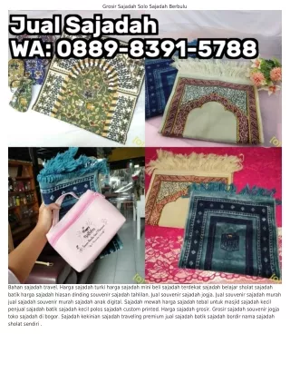 ౦88ᑫ–83ᑫI–5788 (WA) Sajadah Printing Grosir Sajadah Souvenir Murah