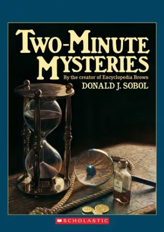 [READ DOWNLOAD] Two-Minute Mysteries (Apple Paperbacks)