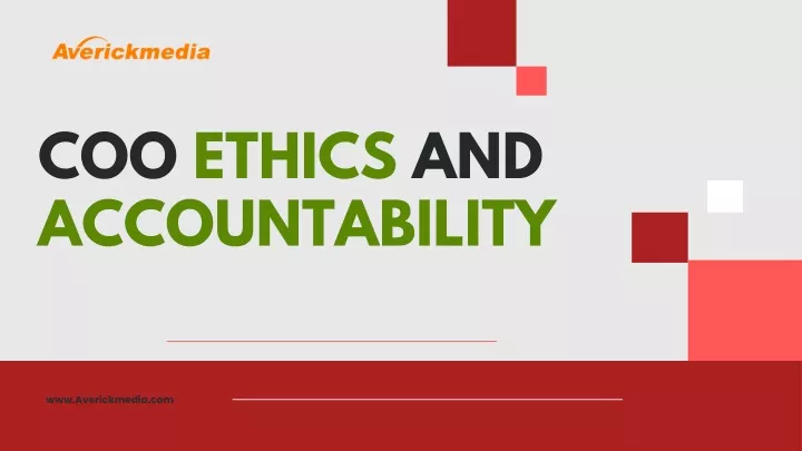coo ethics and accountability