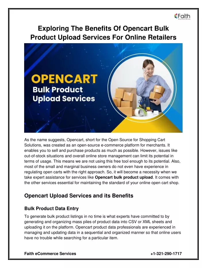 exploring the benefits of opencart bulk product