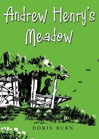 PDF/READ Andrew Henry's Meadow