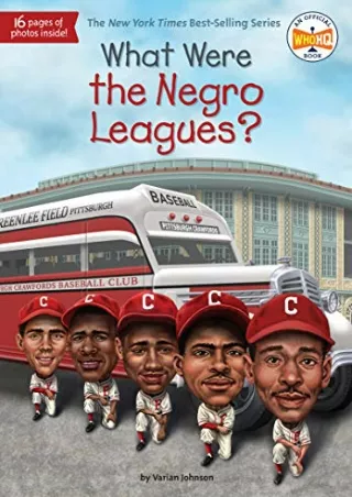 DOWNLOAD/PDF What Were the Negro Leagues? (What Was?)