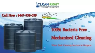 Water Tank Cleaning Services in Gurgaon