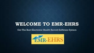 Electronic Health Record Software System