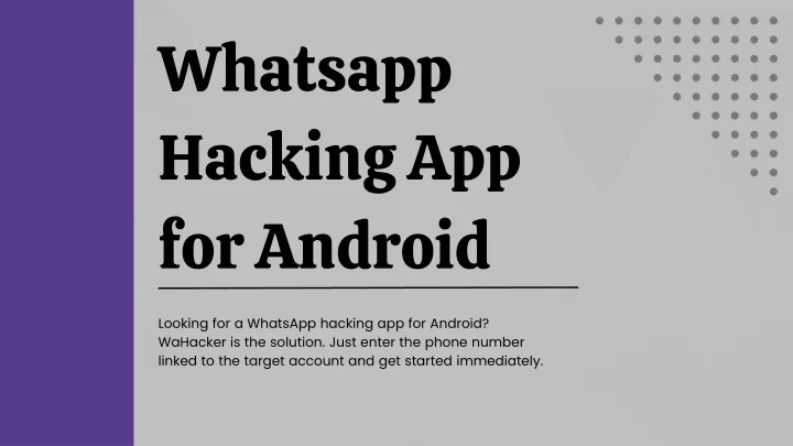 whatsapp hacking app for android