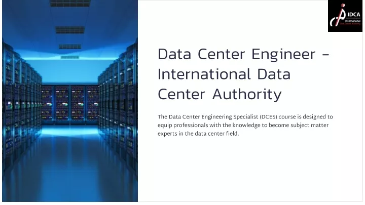 data center engineer international data center