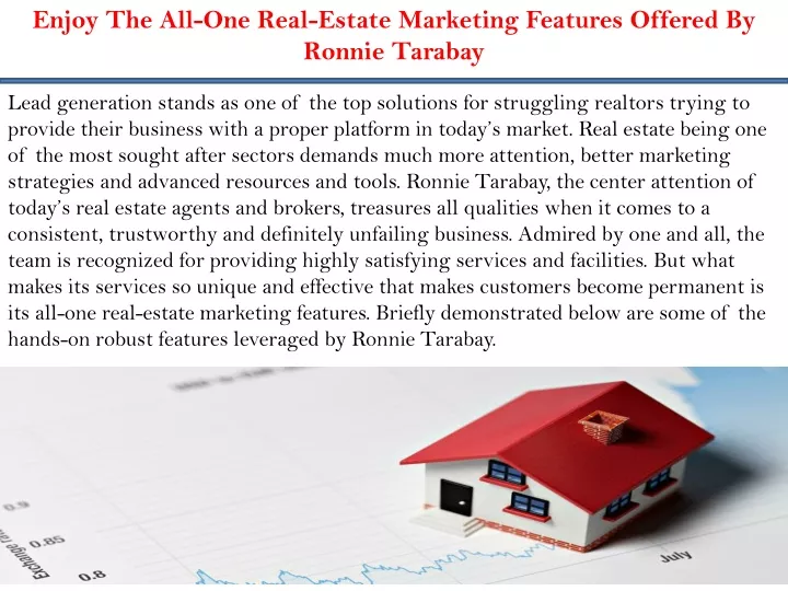 enjoy the all one real estate marketing features