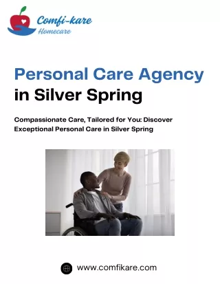 A Professional Personal Care Agency in Silver Spring