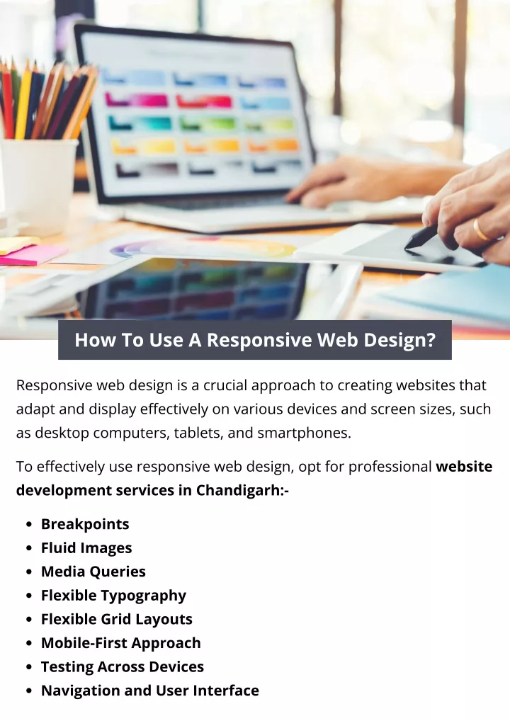 how to use a responsive web design