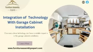 Integration of Smart Technology With Garage Cabinet Installation
