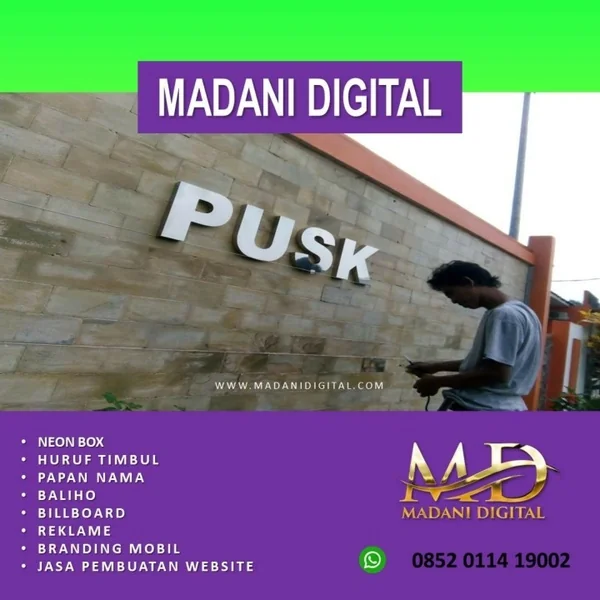 0882-2009-0167 (TERPERCAYA), PROMO Papan Nama Akrilik Dinding Slawi