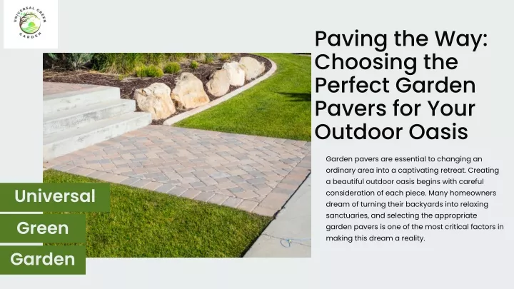 paving the way choosing the perfect garden pavers