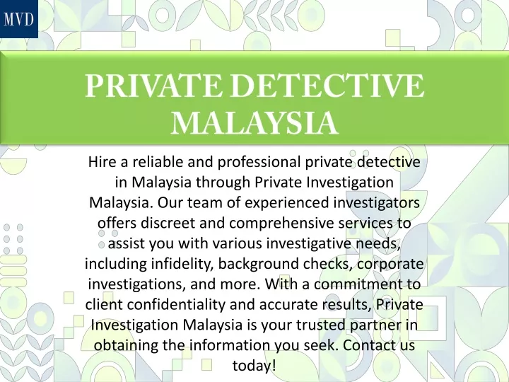 private detective malaysia