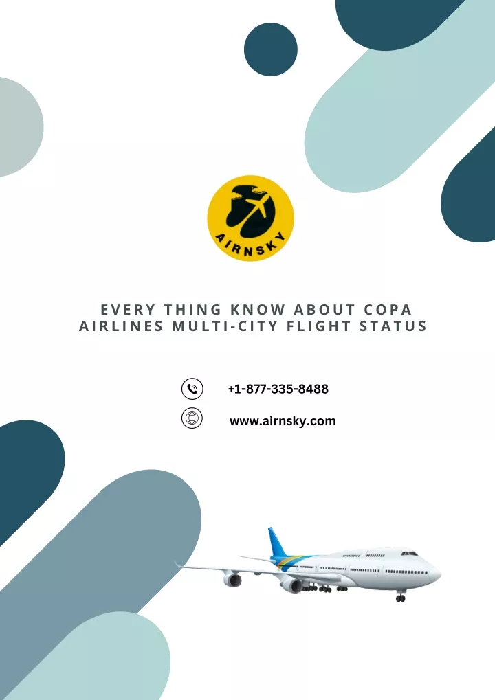 every thing know about copa airlines multi city