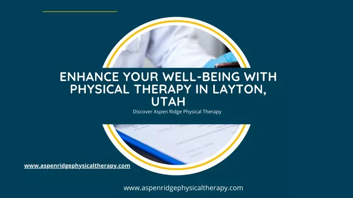 enhance your well being with physical therapy
