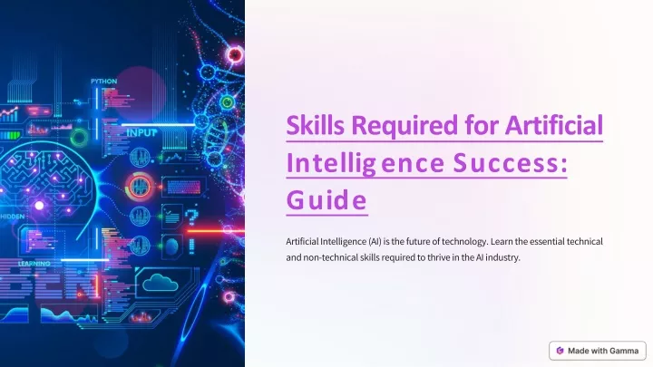 skills required for artificial intelligence