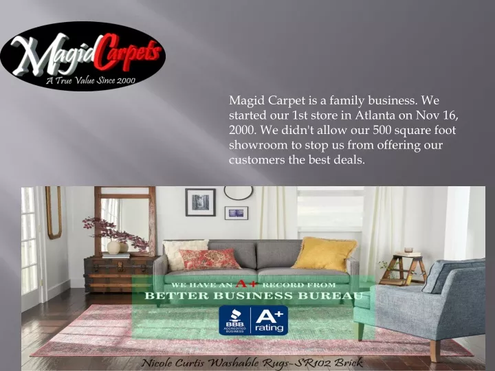 magid carpet is a family business we started
