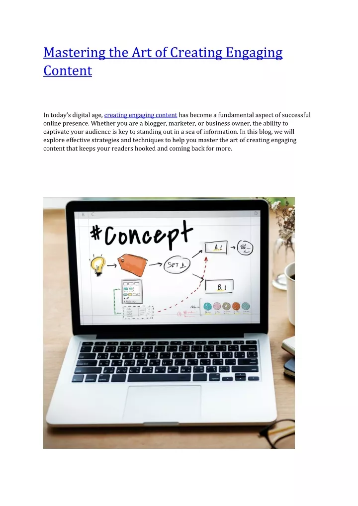 mastering the art of creating engaging content
