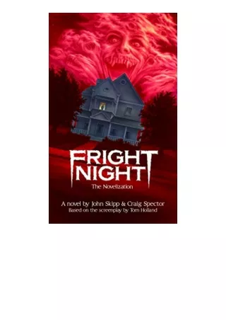 PDF read online Fright NightThe Novelization Mass Market Paperback unlimited