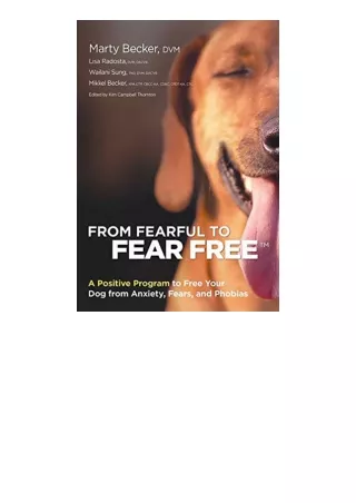 Kindle online PDF From Fearful to Fear Free A Positive Program to Free Your Dog from Anxiety Fears and Phobias free acce