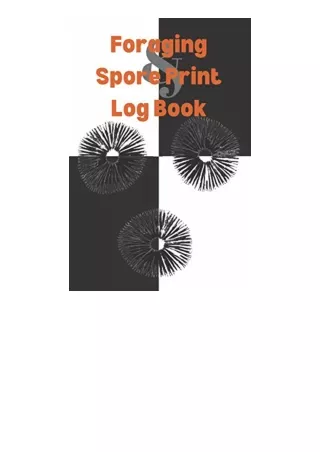 Download Foraging and Spore Print Log Book A mushroom hunting data tracker with black and white spore print paper Mycolo