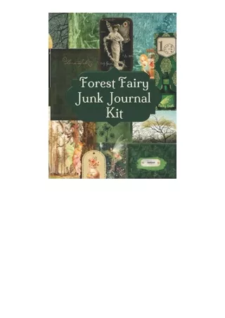 Ebook download Forest Fairy Junk Journal Kit Ephemera For Junk Journals Vintage Paper Collection Page Embellishments for
