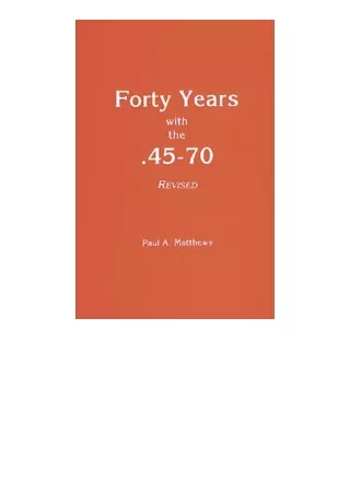 Download PDF Forty Years with the 4570 Revised for android