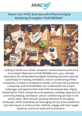 _digital marketing for hvac companies