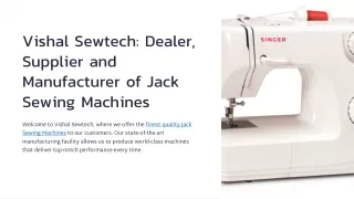 Jack Sewing Machine Dealer