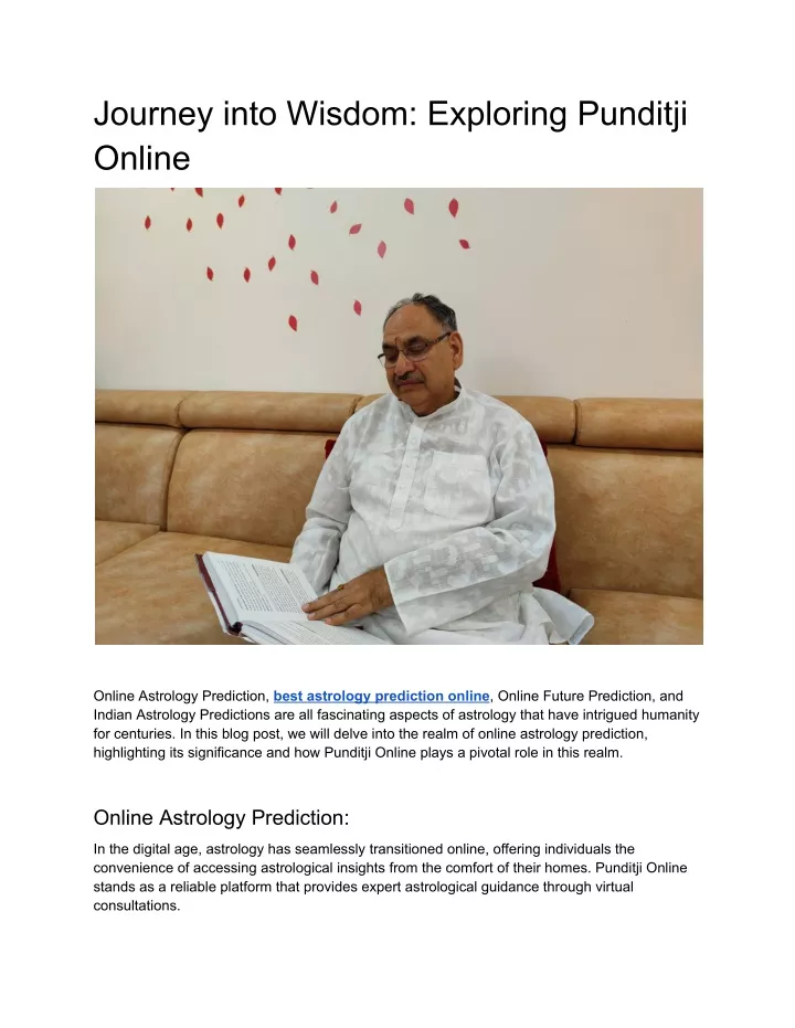 journey into wisdom exploring punditji online