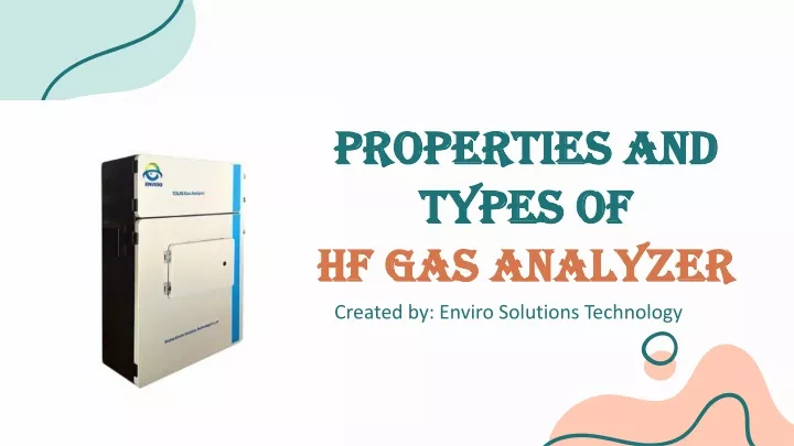properties and types of hf gas analyzer