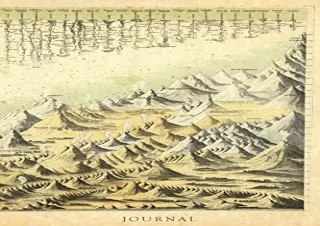 DOWNLOAD️ FREE (PDF) Journal: Vintage Map of Worlds Longest Rivers and Highest Mountains - Antique Scientific Engravings