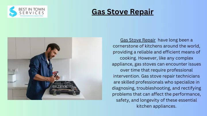 gas stove repair