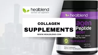 Collagen supplements