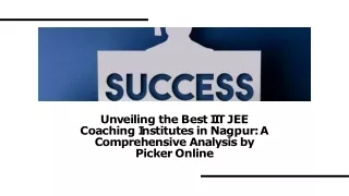 Top IIT JEE Coaching Institutes in Nagpur | Picker Online
