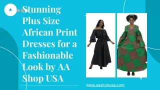 Stunning Plus Size African Print Dresses for a Fashionable Look