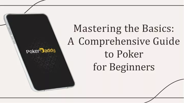 how to play poker for beginners - kakamega.go.ke