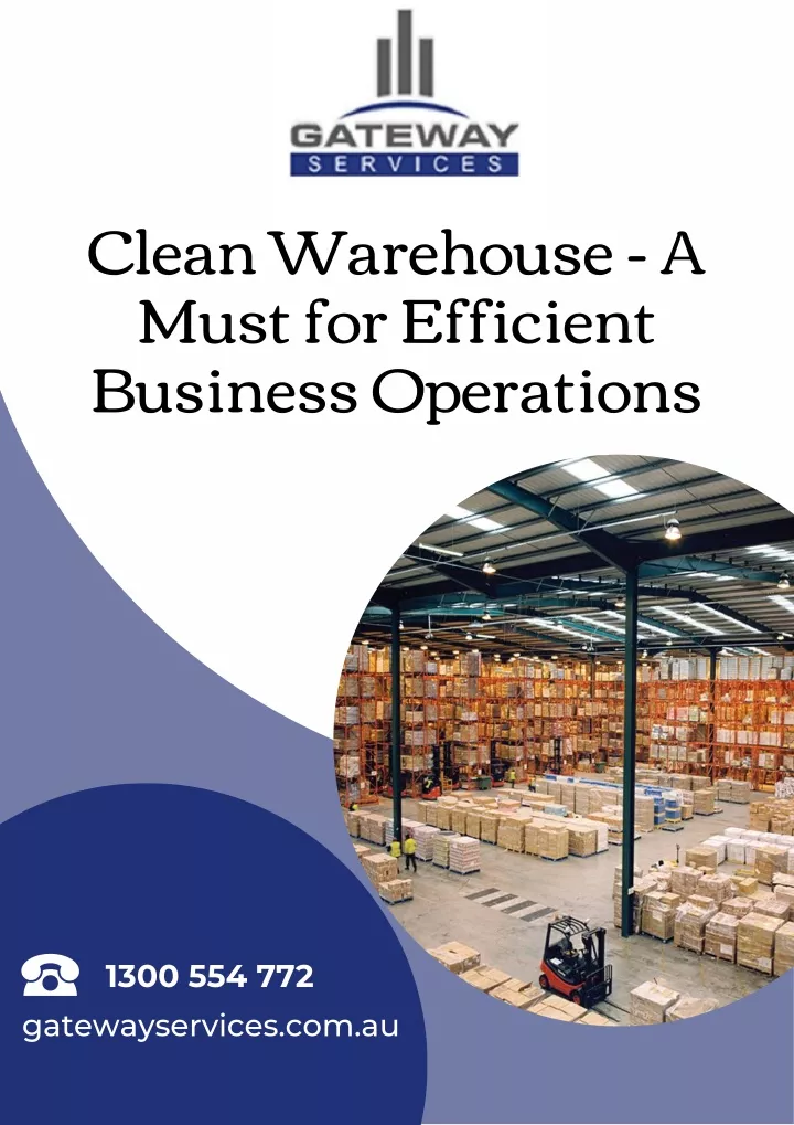 clean warehouse a must for efficient business