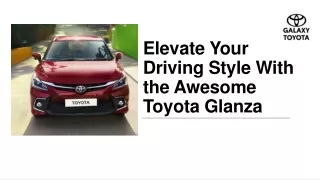 Toyota Glanza On Road Price in Delhi