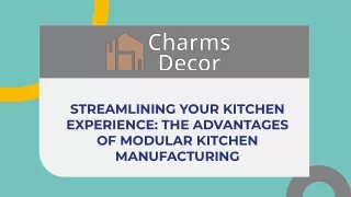 Modular Kitchen Design Tips | Charms Decor