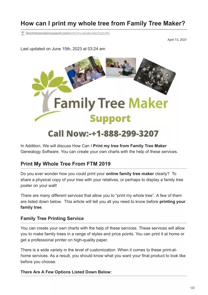 PPT - How can I print my whole tree from Family Tree Maker PowerPoint ...
