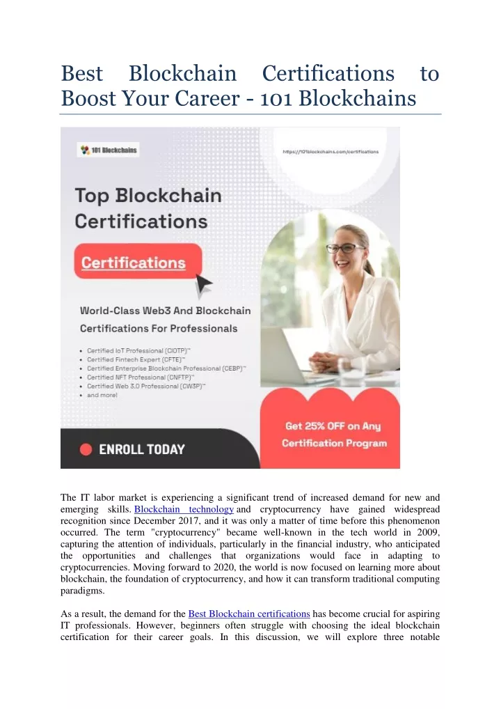 best blockchain certifications to boost your