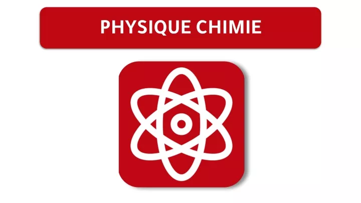physique chimie