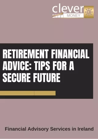 Retirement Financial Advice | Clever Money