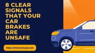 Signals That Your Car Brakes Are Unsafe