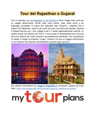 Tour del Rajasthan e Gujarat